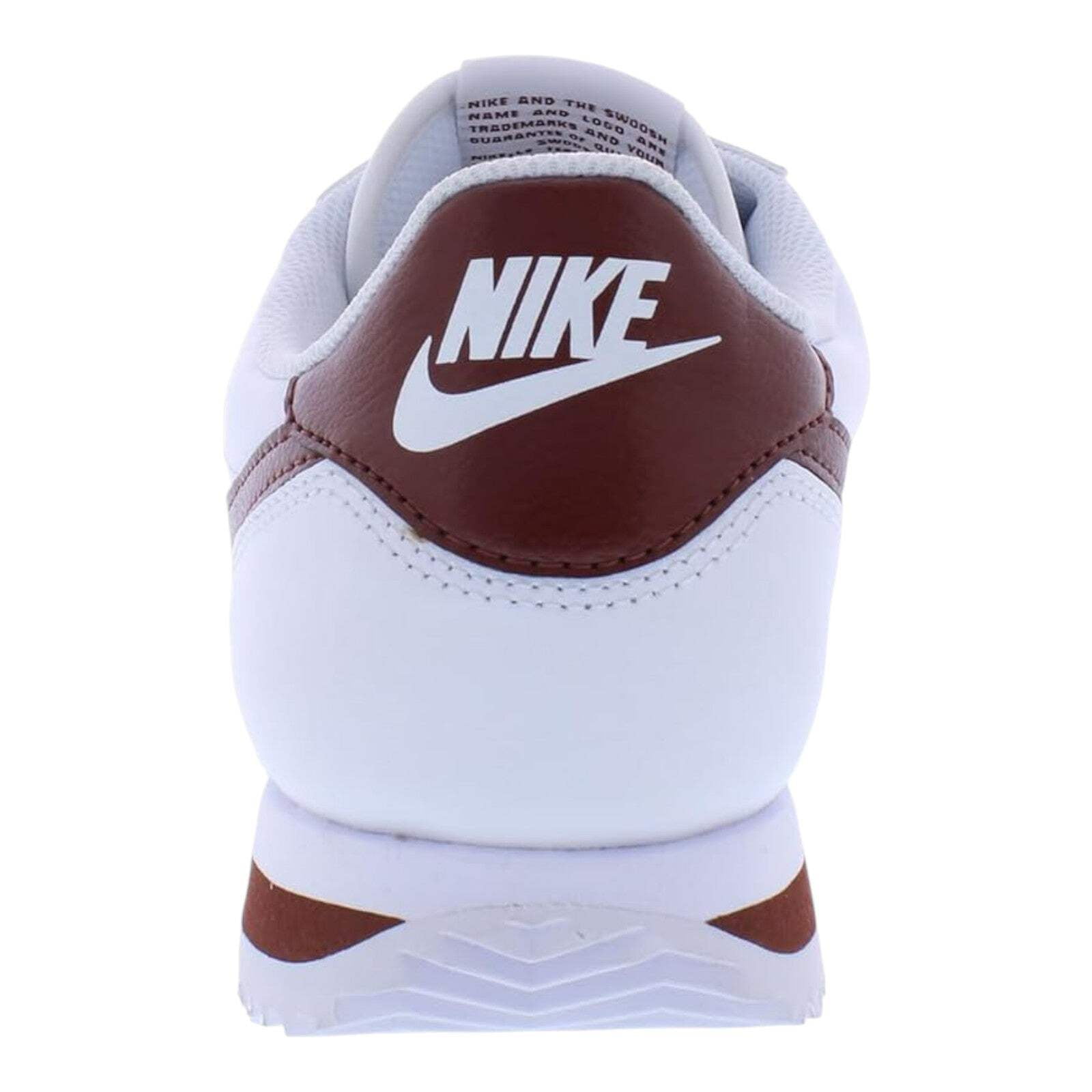 nike cortez white with black swoosh