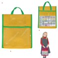 thumbnail image 3 of TISHITA Tote Bag Large Capacity School Bag Polyester for Primary Secondary Student Yellow, 3 of 8