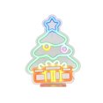 thumbnail image 2 of Neon Wall Light USB LED Glowing Sign for Christmas Holiday Party Room Decor, Acrylic Tabletop Window Lamp, Multicolor, 2 of 6