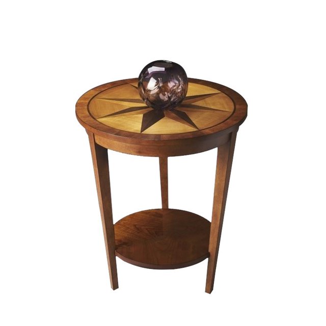Butler Specialty Loft Table d'Appoint Ronde de Transition dans le Miel