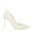 thumbnail image 2 of Steve Madden Vala-S Bone Stud Printed High Stiletto Pointed Toe Dress Pumps (Bone Stud, 5), 2 of 5