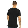 thumbnail image 2 of Bella Canvas Jersey Short-Sleeve V-Neck T-Shirt (3005) Solid Black Slub, S, 2 of 4