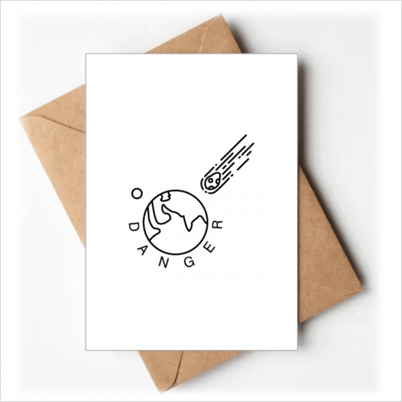 Impact Danger Earth Meteorites Greeting Cards You are Invited Invitations