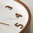 thumbnail image 2 of Outdoor Indoor Clock Silent Non Ticking Decorative Wall Clock, Wood Frame, 2 of 6