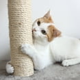 thumbnail image 4 of PETMAKER Cat Tree with 2 Perches, Condo, 5 Scratch Posts, and Toy (White), 4 of 7