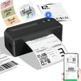 thumbnail image 1 of Shipping Label Printer, 4x6 Thermal Bluetooth Label Printer for Small Business Office Home, Compatible with iOS, Android, Mac, Windows, Chrome, Used, 1 of 8