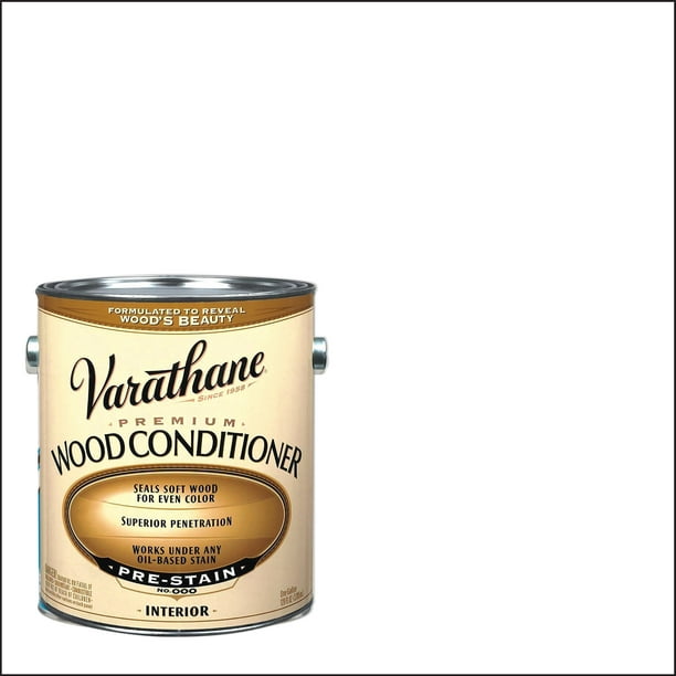 Clear, Varathane Premium OilBased PreStain Interior Wood Conditioner
