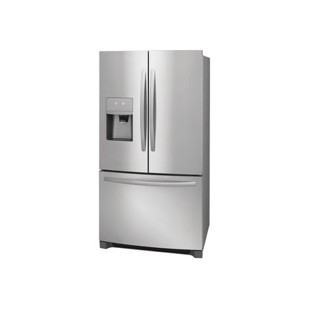 Frigidaire FFHD2250TS - Refrigerator/freezer - freestanding - width: 35.6 in - depth: 25 in - height: 70.1 in - 21.7 cu. ft - french style with ice & water dispenser - stainless