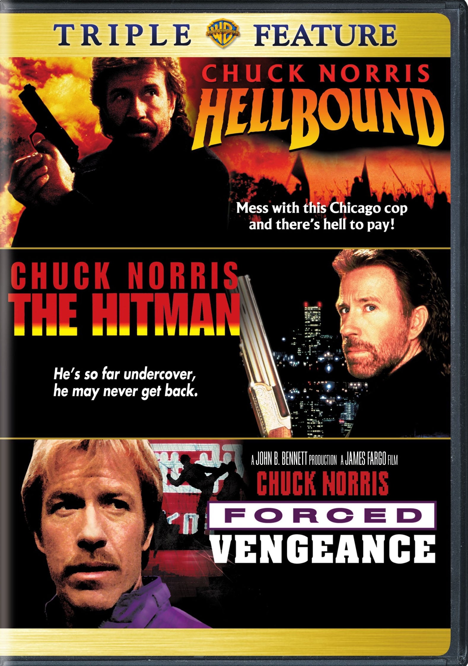 Chuck Norris Triple Feature Hellbound / The Hitman / Forced Vengeance