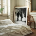 thumbnail image 3 of Blurred Sentinels - Athens Greece Photography Silhouette Abstract Black and White Forest Nature Oak Framed Wall Art Print 16 x 20 inches, 3 of 68