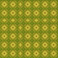 thumbnail image 1 of Ahgly Company Indoor Square Patterned Olive Green Area Rugs, 8' Square, 1 of 6