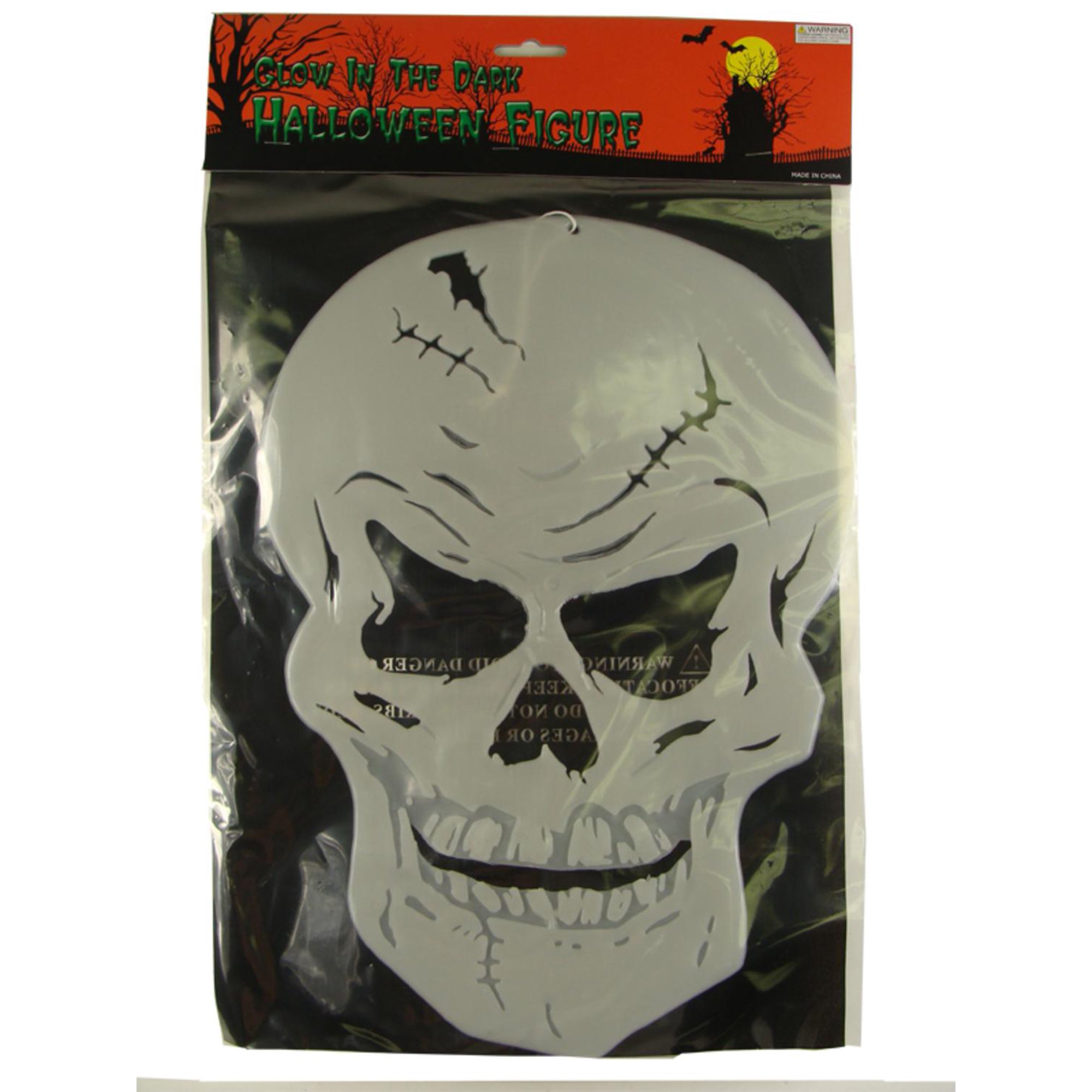 Club Pack Of 72 Scary Hanging Skeleton Skull Halloween Decorations