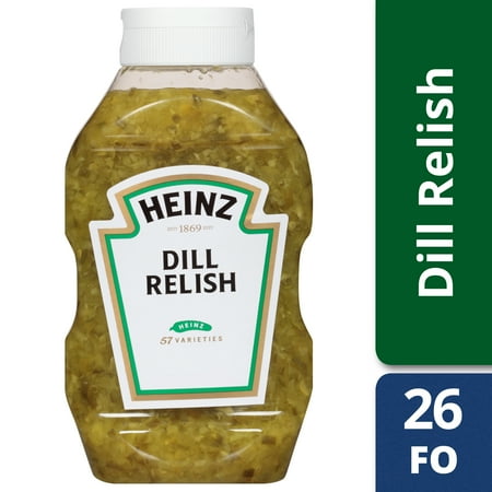 Red Relish Dish - (2 Pack) Heinz Dill Relish, 9 - 26 fl oz Bottles