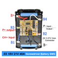 thumbnail image 2 of 5S 18V 21V 40A BMS Lithium Battery Board With Balance For 21V 18V Screwdriver Shurik And Vacuum Cleaner Battery Pack Use ,Multi -Function Protection, 2 of 6