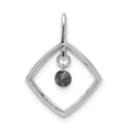 thumbnail image 7 of 14K White Gold Black Diamond Pendant (0.15Cttw), 7 of 7