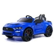 thumbnail image 2 of Ford Mustang GT Kids 24V Electric Ride-On Car w R/C Parental Control Remote, LED Foam wheels + Underbody LED Kit, MP3 + Wireless Music Streaming, Car Cover, Vegan Leather Seat, 2 of 10