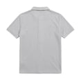 thumbnail image 6 of EANJE Polo Shirts for Men Waffle Short Sleeve Golf Shirts Casual 3 Buttons Solid Color Collared T Shirts Tops Light Gray M, 6 of 8