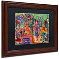 thumbnail image 2 of Trademark Fine Art "Folk" Canvas Art by Josh Byer, Black Matte, Wood Frame, 2 of 4
