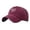 Wine, variant on Gyujnb Women Throwback Washed Soft Twill Adjustable Baseball Cap with Heart Embroidery for Beach Outdoor Daily Wear,One Size
