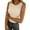 Beige, variant on Women's Ribbed Sleeveless Tank Top, Slimming Knit Pullover Sweater, Solid Color Round Neck Base Layer, Versatile Casual Top, Everyday Basic Beige A