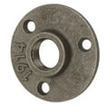 thumbnail image 3 of Flange Pipe Base, Base Thread Flange, 3 Holes 10pcs DN15 Flange Pipe For Industry, 3 of 8