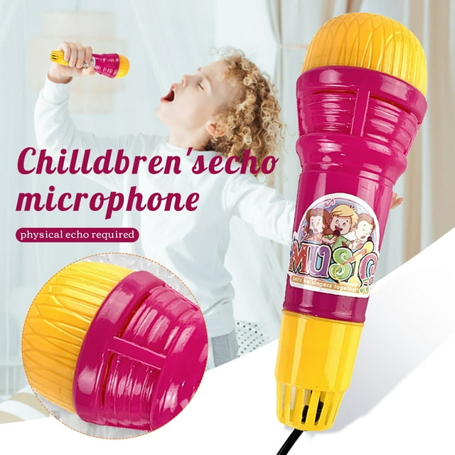 Jouets Microphone, Jouets pour Enfants, Microphone à Écho Physique, Jouets pour Tout-Petits