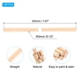 thumbnail image 2 of Uxcell 1/8x7.87 inch Wooden Dowel, 80Pcs Dowel Rod Wood Dowels Wood Sticks Unfinished Round Hardwood for Crafts DIY Home Decor 3mm x 200mm, 2 of 6