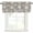 Gray, variant on Valances for Windows, Beige White Starfish Coastal Light Filtering Window Treatment Valances for Living Room/Bedroom, Nautical Summer Ocean Abstract Art 42"x 12" Rod Pocket Kitchen Curtains