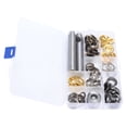 thumbnail image 3 of Kit de herramientas de ojales de metal grandes de 12 mm para tela, manualidades, decoración de oficina, galvanizado, kit de ojales de latón, 3 of 14
