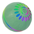 thumbnail image 4 of Juguete inteligente con luz colorida, recargable por USB, pelota de ejercicio en movimiento para perseguir Verde, 4 of 9
