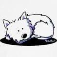 thumbnail image 3 of CafePress - Nap Time Westie Baseball Jersey - Cotton Baseball Jersey, 3/4 Raglan Sleeve Shirt, 3 of 4