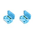 thumbnail image 4 of Sidaley auricular portátil compatible con bluetooth 42db control táctil recargable teléfono inteligente auricular con estuche de carga azul Type1 NO1, 4 of 5
