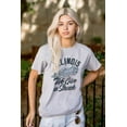 thumbnail image 3 of Illinois Give A Shuck Funny IL Corn Plus Size Crewneck Graphic Tee Shirt Brisco Brands 2X, 3 of 5