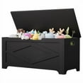 thumbnail image 4 of Mdf Shaped Legs Diamond Storage Stool 39.4", 4 of 9