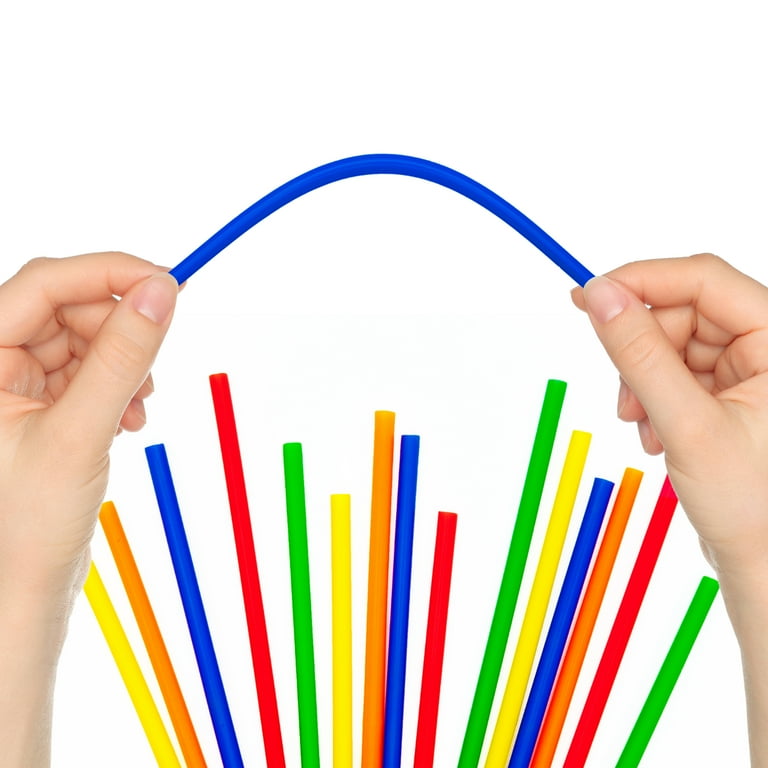 PicassoTiles 600 PC Straw Kit, STEM Learning Toy for Preschoolers