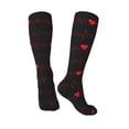 thumbnail image 4 of Bingfone Compression Socks For Women And Men Long Socks For Running Athletic Cycling Nurse-Cardiogram And Heart, 4 of 9