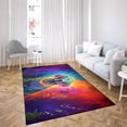 thumbnail image 4 of Hippie German Shorthaired Pointer Portrait oil painting Watercolor Tie-dye Vintage Indoor Rug GSP Lover Dog Gift Carpet Living Bed Room Sofa Home Decor - 00015, 4 of 5