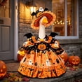 thumbnail image 2 of sruoe Halloween Decorations Outdoor Halloween Porch Goose Outfit, 23 Inch Halloween Porch Goose, Indoor Outdoor Decoration, Easy Dress Up, Festive, Weather Resistant, Reusable, 2 of 4