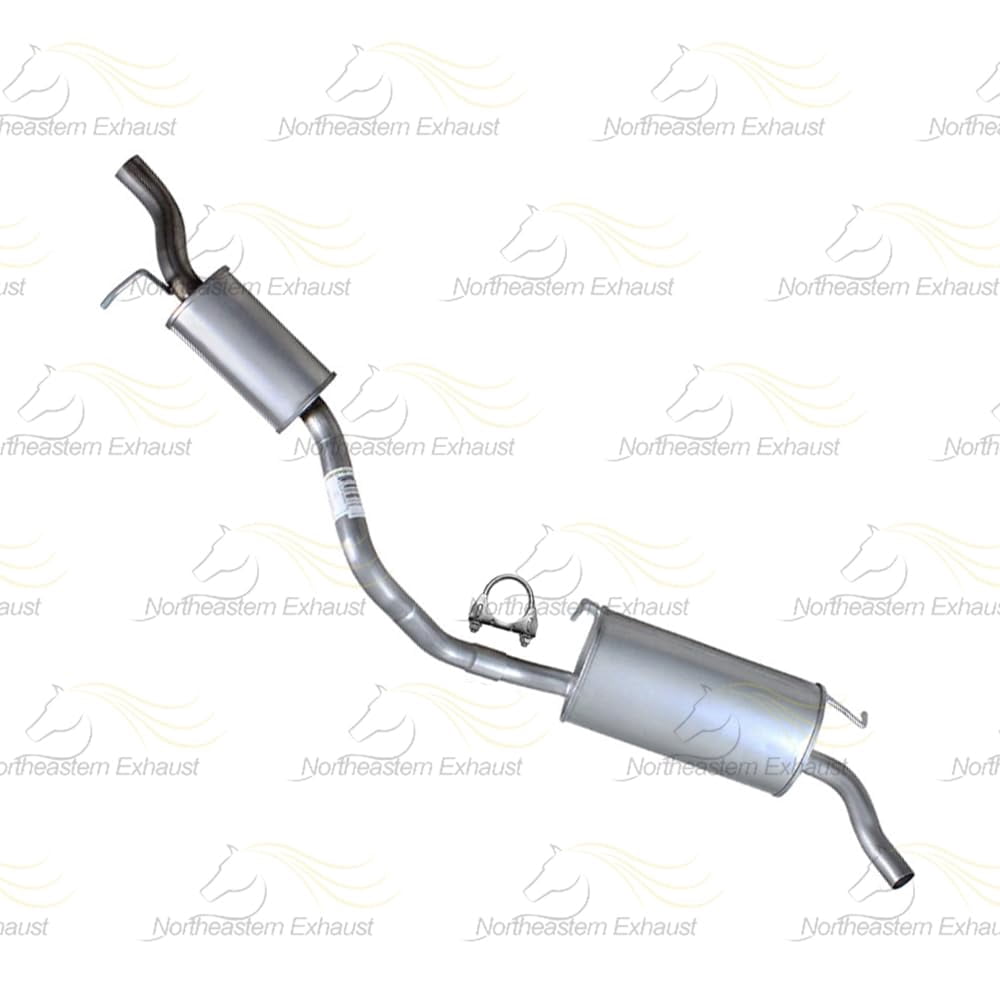 Northeastern Exhaust Resonator Pipe & Muffler Assembly Fits 2010-2013 Ford Transit Connect 2.0L - Direct Fit | Stainless Steel Exhaust System Kit