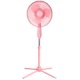 thumbnail image 1 of Ventilador de pedestal Comfort Zone de 16" oscilante de 3 velocidades, rosa, 1 of 5