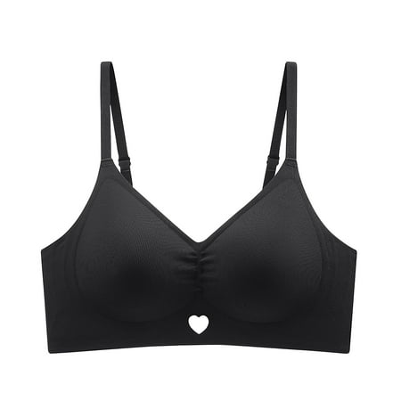 IFNND Womens Wireless Comfortable Bra Womens Gathering Bra Seamless Thin Underwear Daily Bra Comfortable and Convenient  No Underwire
