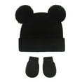 thumbnail image 2 of Diufon Baby Kids Winter Hats Sets Infant Knitted Cotton Beanie Caps with Gloves Thickened Warm 2 Piece Outfits, 2 of 3