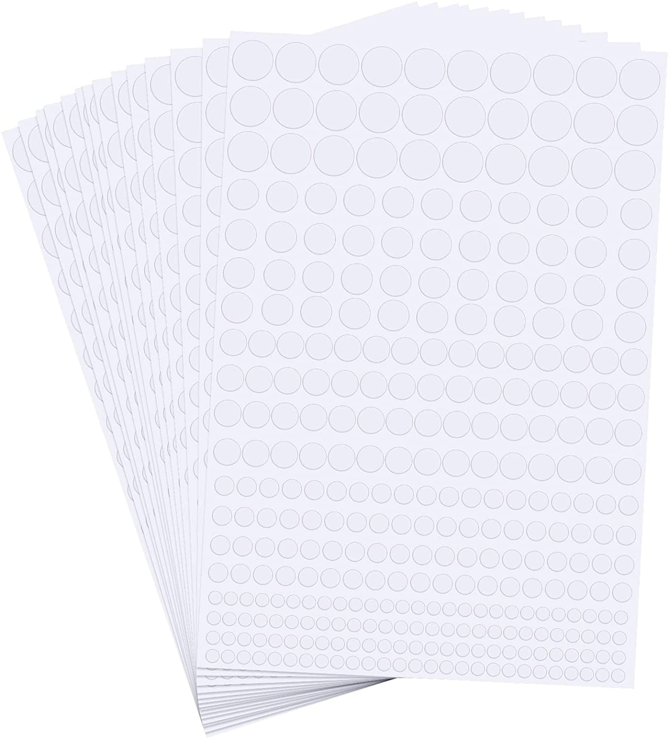 3984 Pieces Foam Dots DualAdhesive 3D Foam Tapes 5 Sizes Round Pop