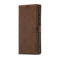 thumbnail image 6 of Wallet Case for Samsung Galaxy S24 Ultra, [Card Slots Holder] [Kickstand] Luxury PU Leather Silicone Shockproof Cover with [Magnetic Clasp] Flip Folio Case for Samsung Galaxy S24 Ultra,Brown, 6 of 7