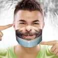 thumbnail image 3 of Nueva cubierta de boca reutilizable con mascaril facial divertida con estampado 3D para hombres, mujeres y adultos Sunnimix cubierta divertida, 3 of 7