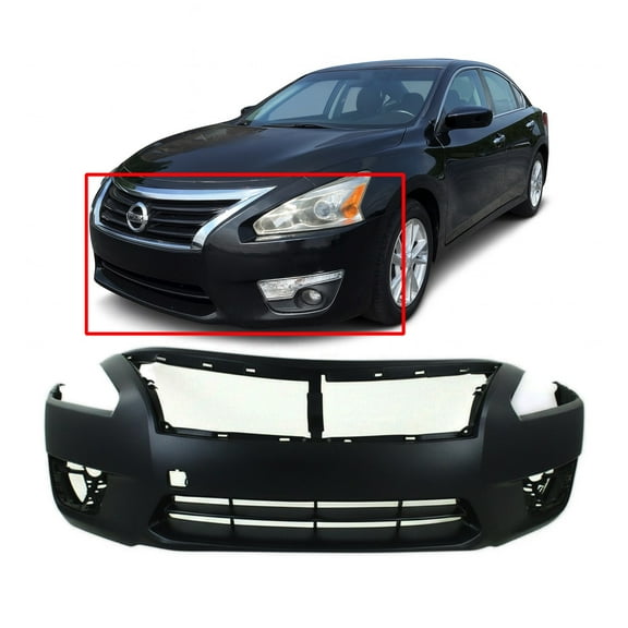 DCP Primed Front Bumper Cover Fascia for 2013 2014 2015 Nissan Altima Sedan