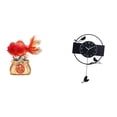thumbnail image 1 of Estatua de Feng Shui china, estatua decorativa, reloj de pared, adorno de escritorio, reloj de pájaro, resina acrílica, adecuado para regalar, dec, 1 of 8