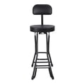 thumbnail image 5 of Xssm Guitar Stool Guitar Chair Adult Portable Folding Stool Guitar Seat Drum Seat with Padded Cushion,Heavy-Duty Ergonomic Backrest Folding Chair with Guitar Stand (Black), 5 of 13