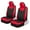 Red, variant on Motor Trend Red/Black Waterproof Seat Covers for Front Seats – Premium Neoprene Red Seat Covers, Car Seat Protectors with Removable Headrest, Interior Covers for Auto Truck Van SUV