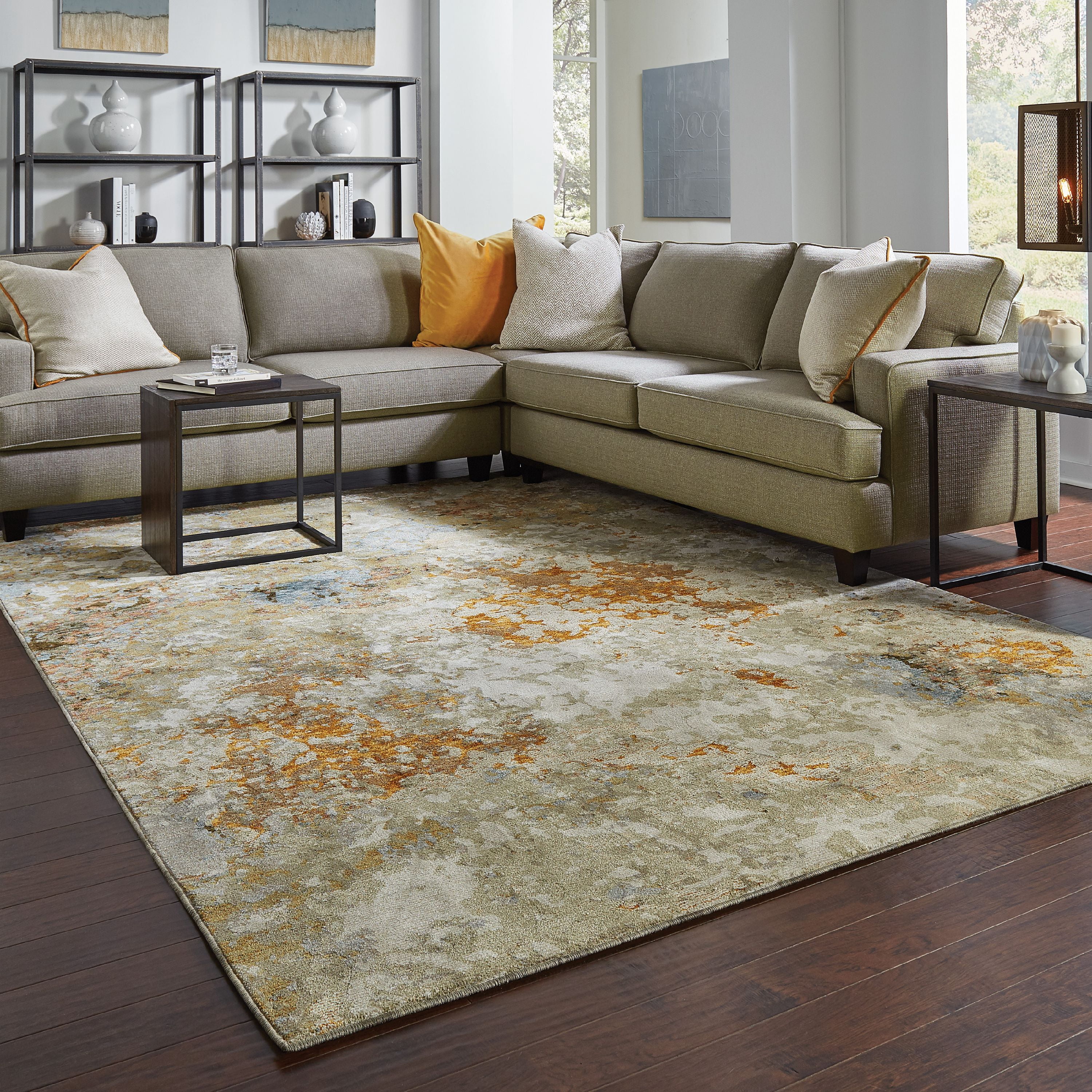Avalon Home Everman Abstract Woven Area Rug, 3.28' x 5.58'
